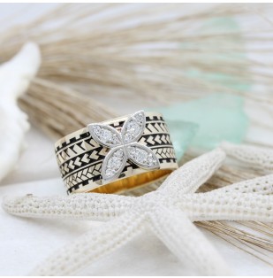 NC37395-1L - Ladies Diamond Tattoo ring