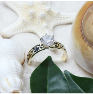 Cubic Zirconia setting