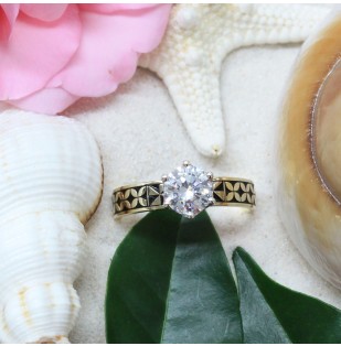 Cubic Zirconia setting