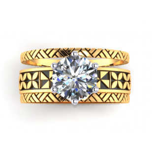 Her ring yellow gold