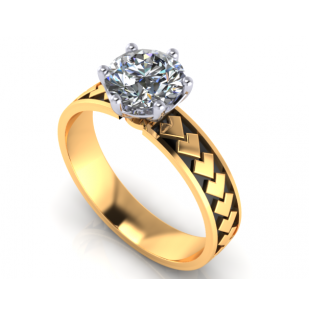 Engagement ring NC046L cubic zirconia