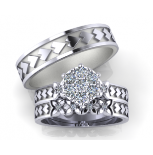 White gold - computer image