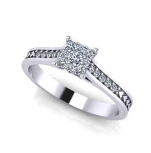 NC054P engagement ring white gold