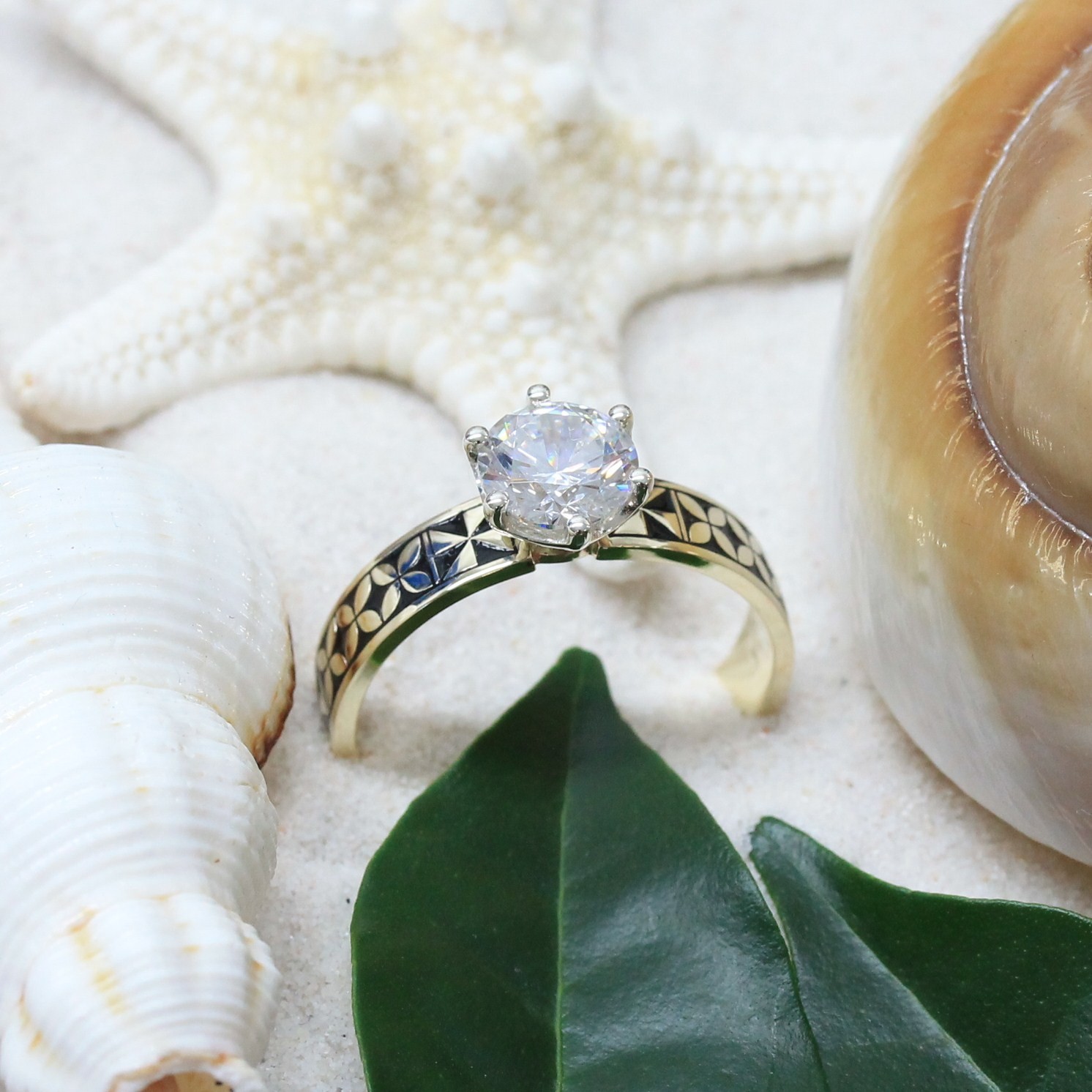 Cubic Zirconia setting