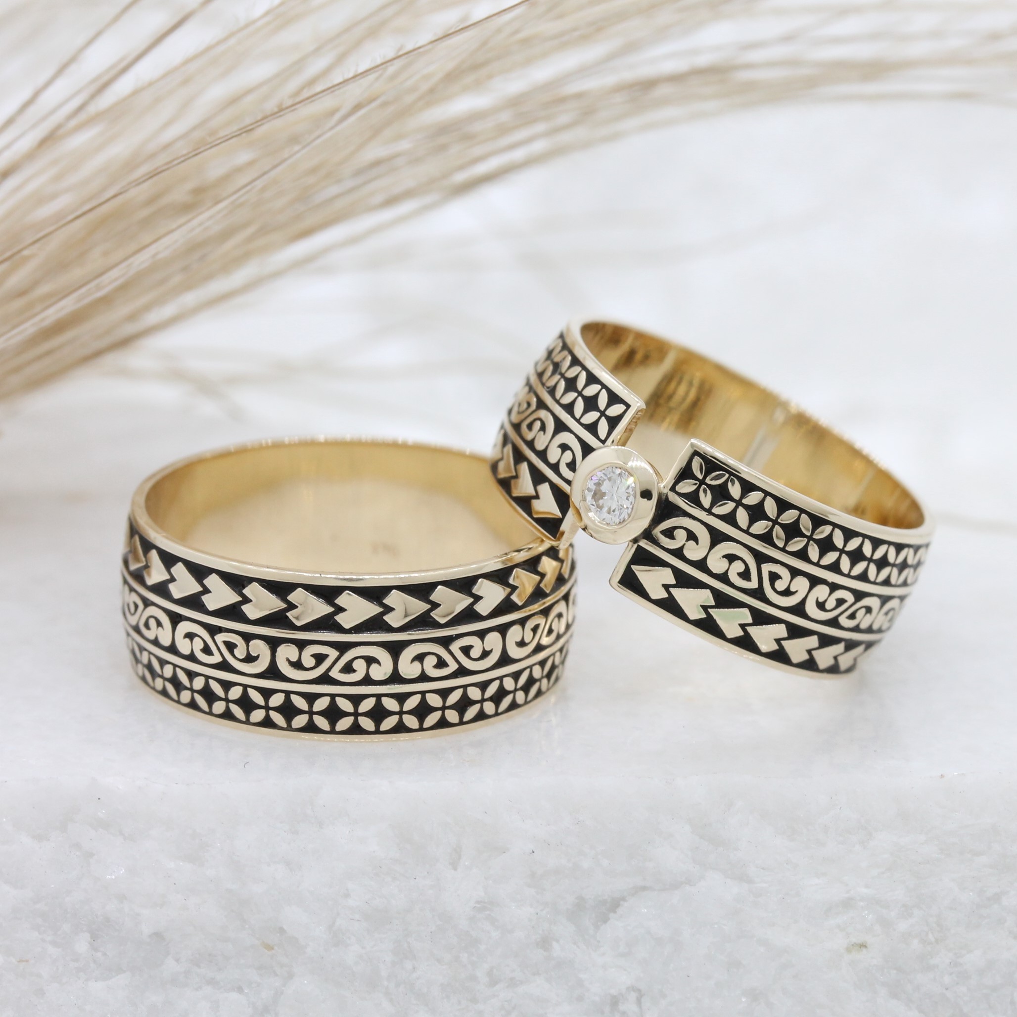 NC2515-1R2BS - Pacifica Tri Bridal set