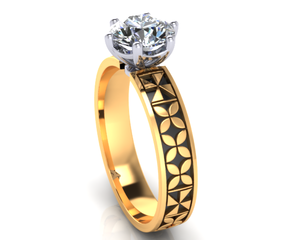 NC045E set with Cubic Zirconia