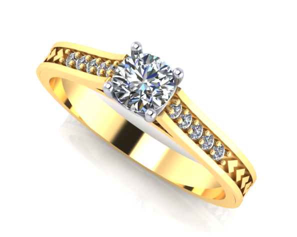 NC054RBC Ladies Engagement ring