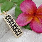 NCPSP001 Gold Spear Pendant