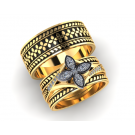 NC065BS - Flower Bridal Set